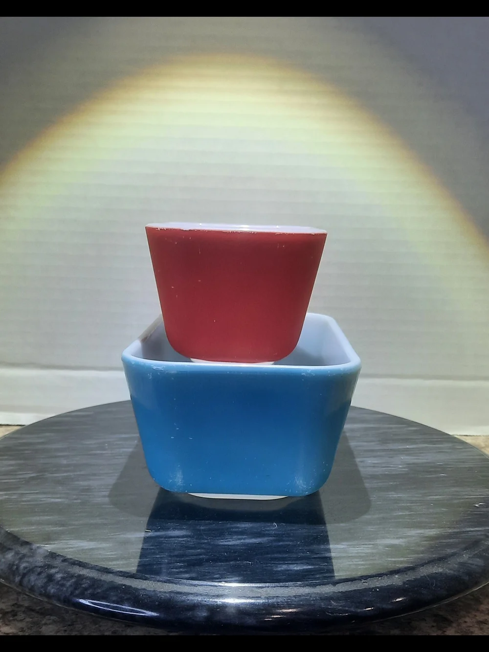 Pyrex Primary Red & Blue Refrigerator Dishes